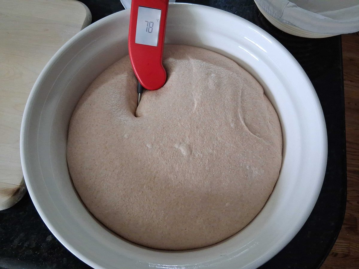 7 hours — bulk fermentation complete